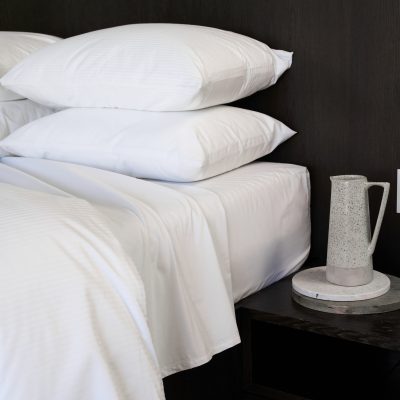 Cotton rich percale sheet collection