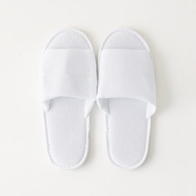 Terry open toe slipper