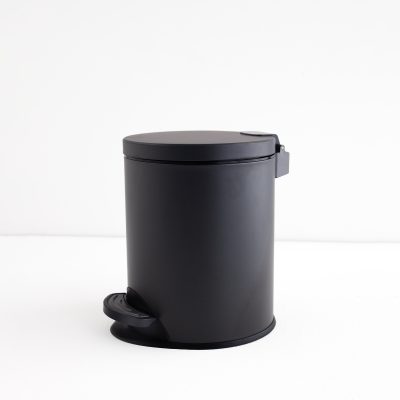 Flow 3L matte black pedal bin
